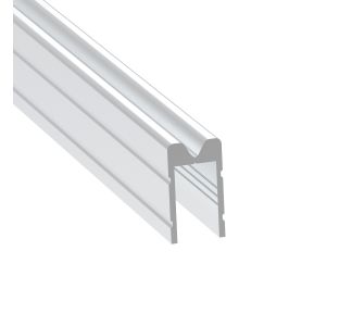 10.2mm Heavy Duty Anodized Groove Extrusion Mates with EG-0522E/1-2M Tongue Extrusion - 2m Long
