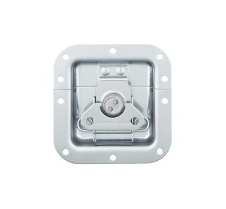 Medium Stainless Steel Recessed Latch in Deep Dish