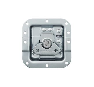 Medium Recessed Latch with Padlock Bracket in Deep Dish with 1 1/16" Offset on Bottom Half