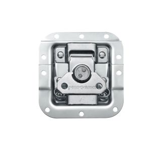 Medium Chrome MOL Recessed Latch in Deep Dish with 27mm Offset