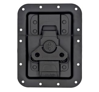 Large Black Recessed MOL3 Latch in Shallow Dish