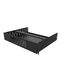 2U Vented Rack Shelf & Magnetic Faceplate For 1 x Sonos Amp