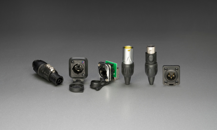 The entire Neutrik True Outdoor Protection Range displayed