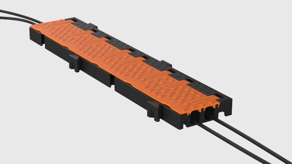 The CROSS2 handles two channel cable management