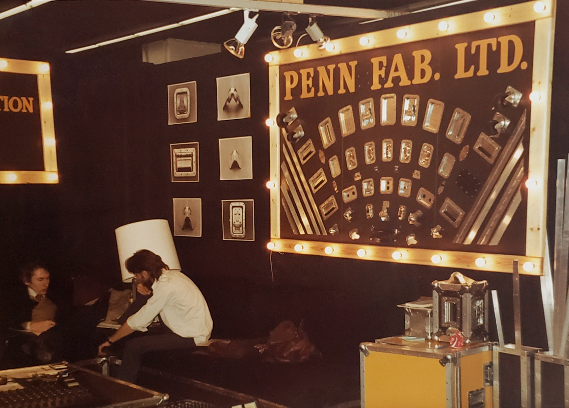 Penn Fabrication at trade event in 1981