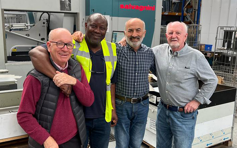 Long serving staff with Roger Willems - Noel, Riad and Frank