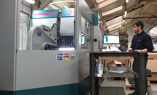 Man using Salvagnini P1 to create new products
