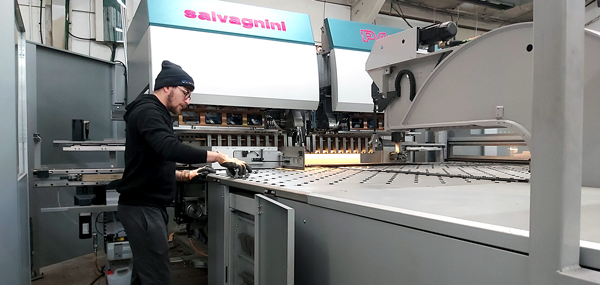 Man working on Salvagnini P4
