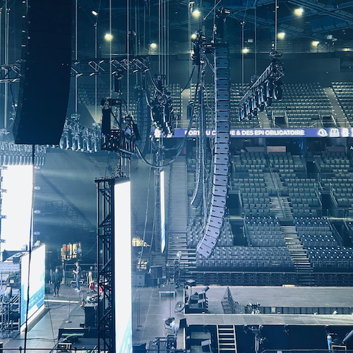 22Live Production Audio Package at the Paris Accor Arena for Macklemore 