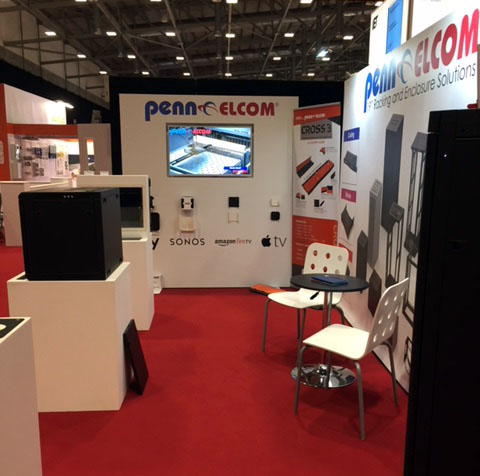 Our stand at ELEX showcasing our latest products