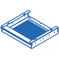 Gaveta para laptop de mesa